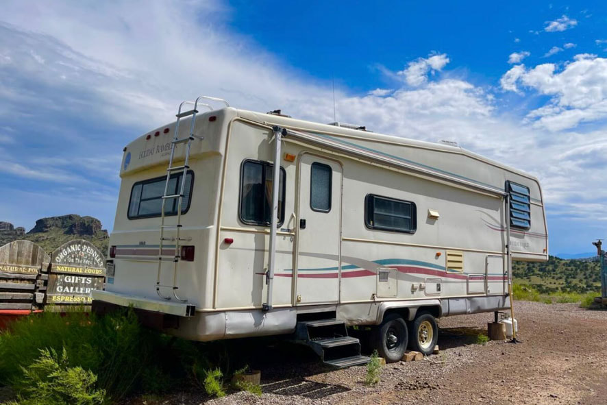 Discover the ultimate rest and relaxation spot for the Divide Rider's at this charming RV